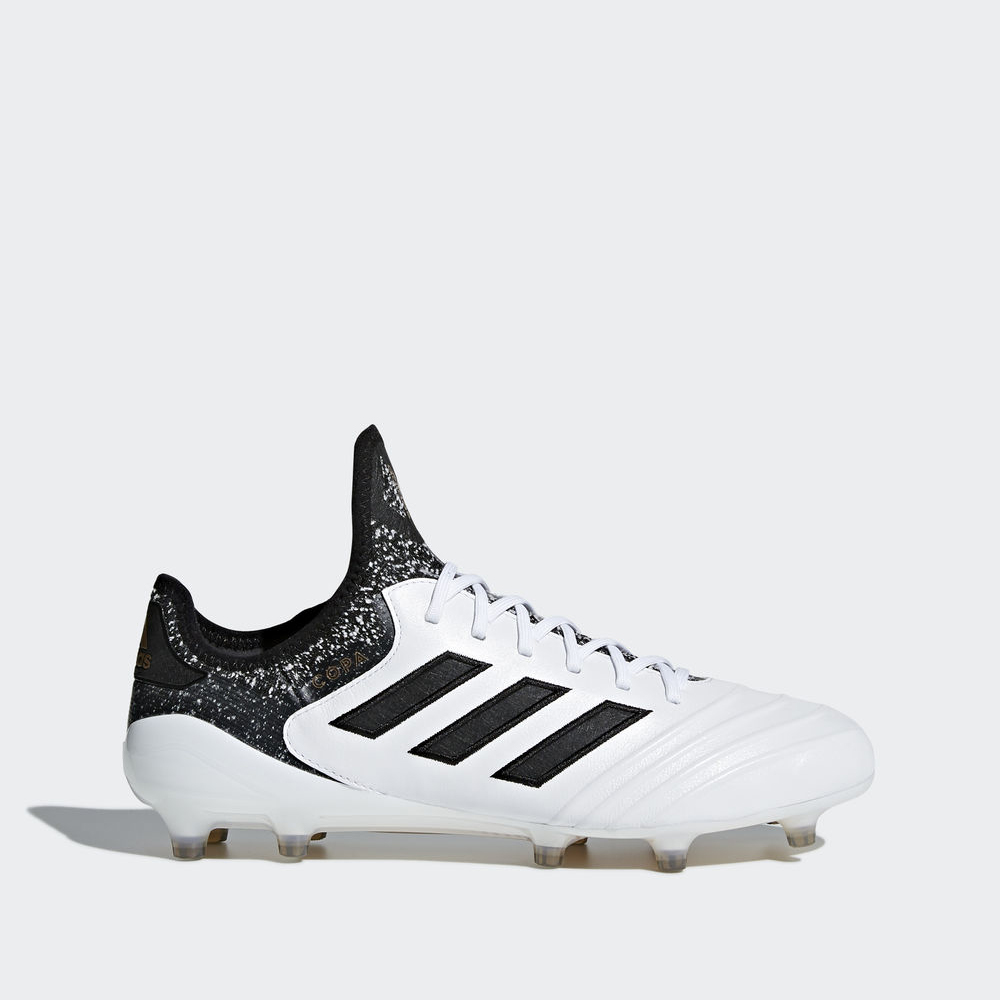 Adidas Copa 18.1 Firm Ground - ποδοσφαιρικα παπουτσια ανδρικα - Ασπρα/Μαυρα/Χρυσο Χρωμα,Μέγεθος: EU